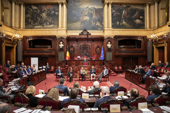Beneluxparlement viert 70-jarig bestaan in Belgische Senaat 1