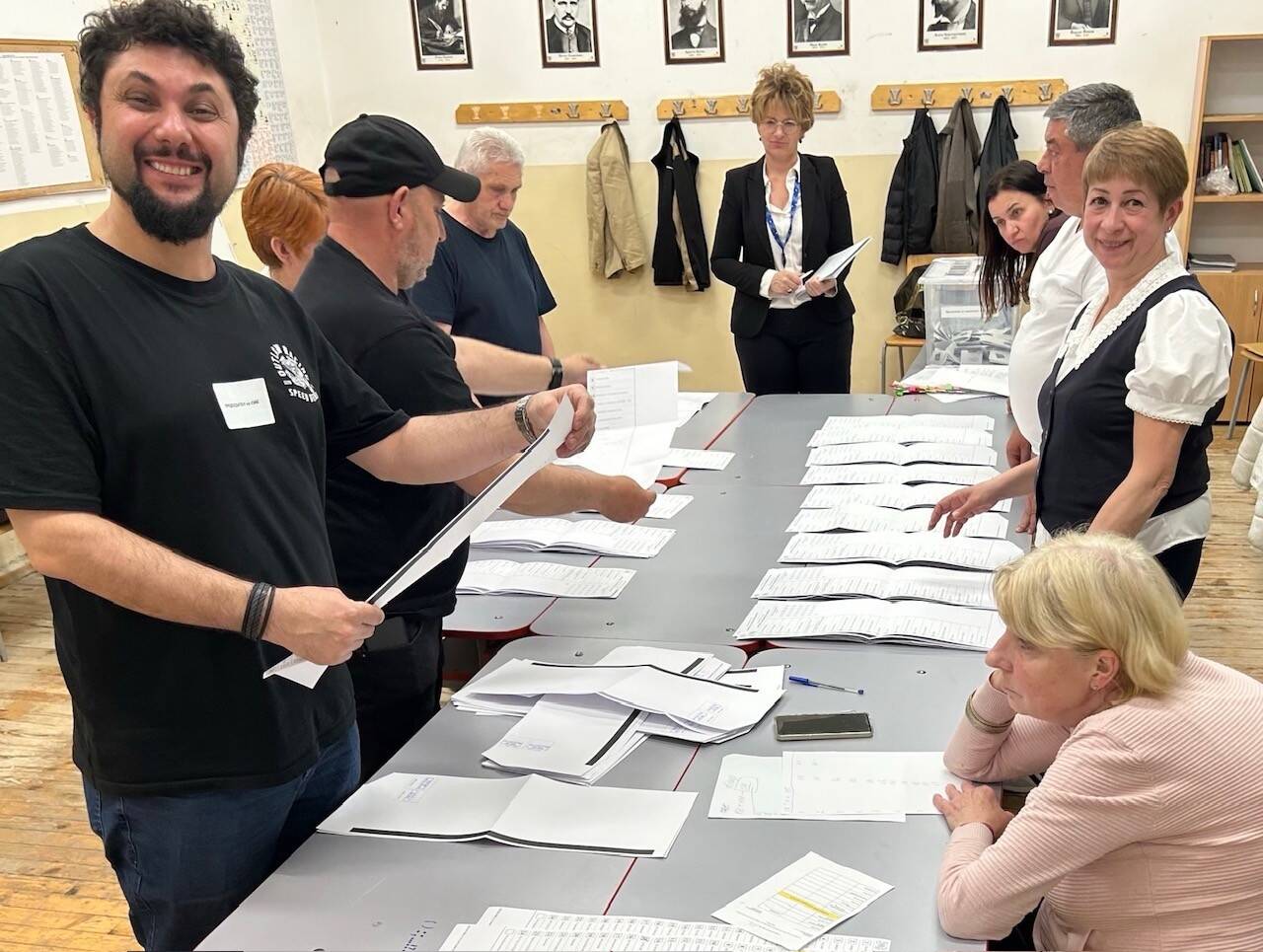 Bij het tellen van de stemmen