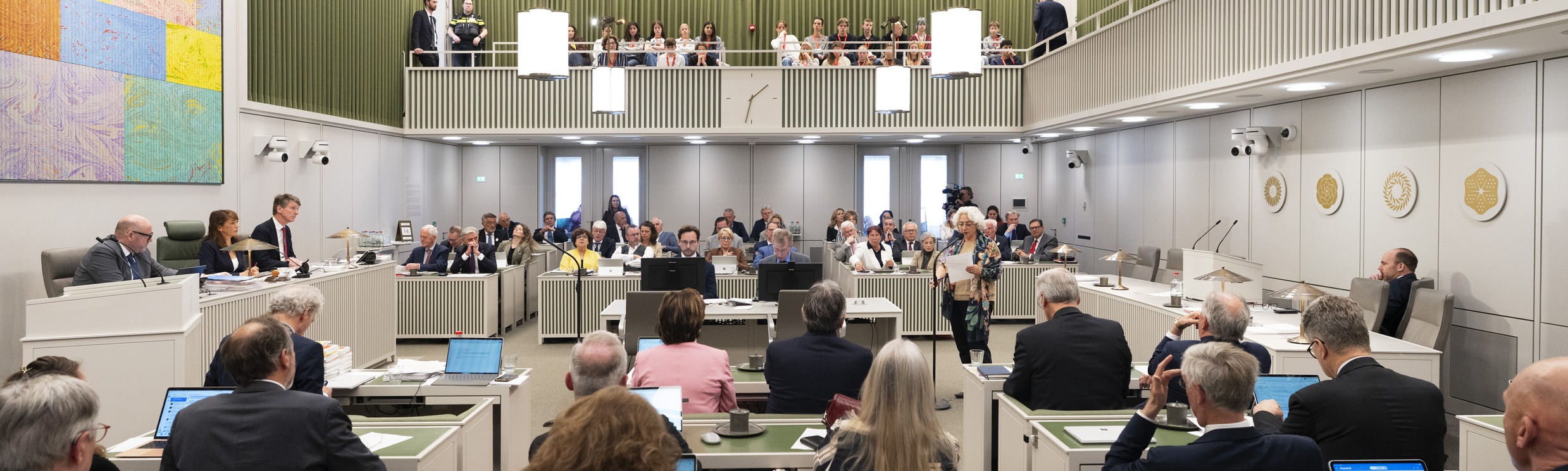 Plenaire zaal tijdelijke huisvesting